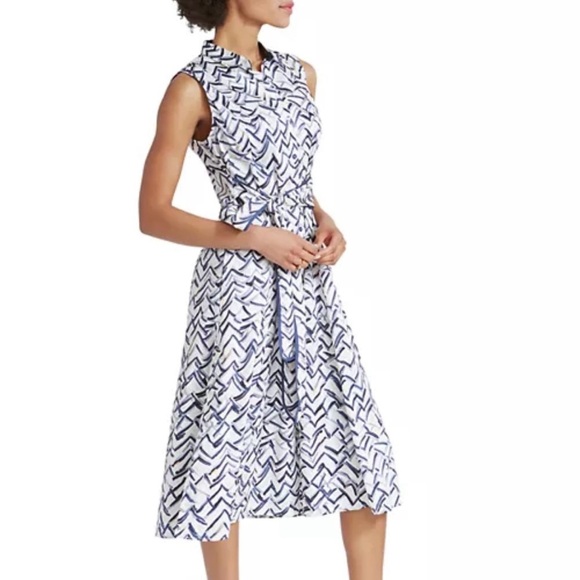 NWT! Nic+Zoe Lookout Shirt Dress White Multi Women's Size XS‎ | MSRP  $198 - Picture 2 of 12